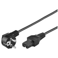 goobay cable de alimentacion c15 2m negro