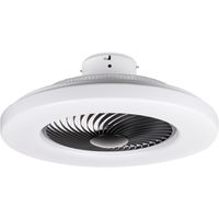 noaton triton ventilador de techo sin aspas con luz led y mando 26w blanco