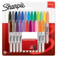 sharpie marker fine assorted 24 pack