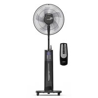 haeger black mist ii ventilador nebulizador de pie con mando 70w negro