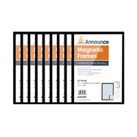 announce magnetic frame a3 black 10 pack