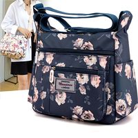 bolso de hombro de nylon casual con estampado floral bolsos de mujer con multiples bolsillos regalo del dia de la madre para mama