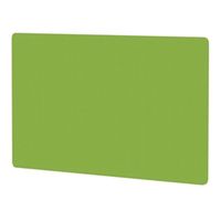 air screen for back-to-back desk 1400x800mm bespoke myrrh green fabric