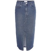 noisy may falda noos kath midi skirt - medium blue denim para mujer