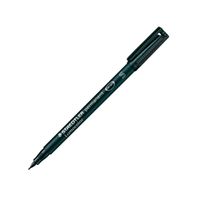 staedtler permanent 04mm line width black marker pack 10 - 313-9