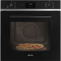 horno microondas - smeg sf6400pzb pirolitico negro