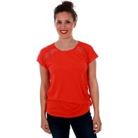 vero moda camiseta 10212479 vmphilippa sl top jrs fiery red para mujer