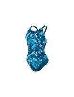 banador de natacion nike fastback one piece mujer mineral teal