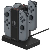 hori estacion de carga para 4 joy-con