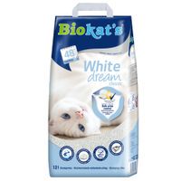 biokats white dream arena aglomerante para gatos - 2 x 12 l - pack ahorro