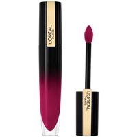 loreal pintalabios signature lacquered liquid lipstick - 313 be rebellious para mujer