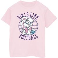 dessins animes camiseta manga larga girls like football para nina