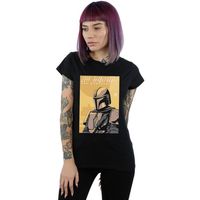 disney camiseta manga larga the mandalorian para mujer