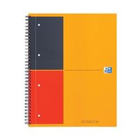 oxford international a4 plus wirebound hardback notebook