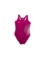 banador para natacion joma lake ii mujer  nina fucsia oscuro-bla