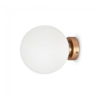 aplique de pared basic form opal oro