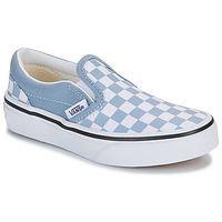 vans zapatos uy classic slip-on color theory checkerboard dusty blue para nino