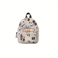 mochila mini con estampado de mickey mouse de disney mochila escolar de dibujos animados mochila ligera kawaii para viajes de un dia