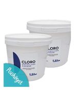 cloro granulado de choque - 5kg  pack 2