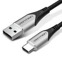 vention cable usb-c a usb 20 machomacho 3a 25cm gris