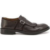 duca di morrone zapatos bajos samuele - leather dark brown para hombre