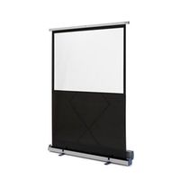 nobo projection screen floor-standing 1500mm diagonal white 1901955