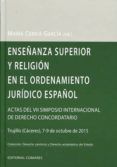 ensenanza superior y religion en el ordenamiento juridico espanol