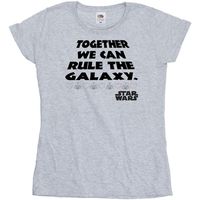 disney camiseta manga larga together we can rule the galaxy para mujer