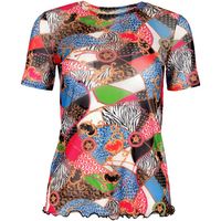 lisca blusa camiseta de manga corta olbia para mujer