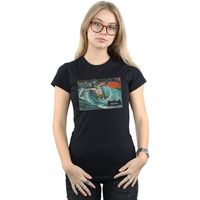 dc comics camiseta manga larga batman tv series para mujer