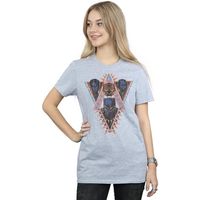 marvel camiseta manga larga bi13703 para mujer