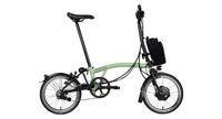 bicicleta electrica plegable brompton electric c line explore mid brompton 6v 300 wh 16   matcha green