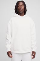 sudadera basica oversize con capucha blanco