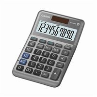 casio ms-100fm 10 digit desktop calculator silver ms-100fm-wa-up