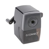 q-connect desktop pencil sharpener black ref kf02291