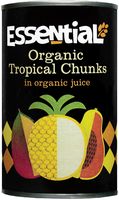 essential trading organic tropical fruits in organic juice - 400g