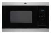 microondas integrable - aeg msb2547dm acero inoxidable y negro