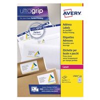 avery mini labels 38x21mm white pack of 16250 l7651-250