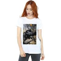 dc comics camiseta manga larga gotham city para mujer