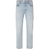 selected jeans 16092701 - 172 slim tapared-blue denim para hombre