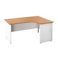 1600x1200 panel right hand radial desk nova oak-white