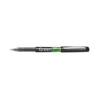 pilot begreen greenball liquid ink 07mm black pk10