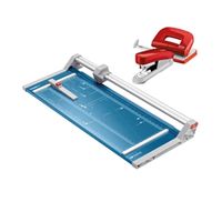 dahle 554 a2 professional rotary trimmer with stapler punching set