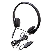 logitech h340 headset usb lightweight with - 981-000475