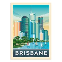 poster brisbane  50x70 cm