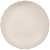 plato plano de gres beige