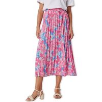 only falda alva midi skirt - azalea pink para mujer