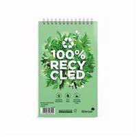 silvine premium recycled reporters notebook 125x203mm 160 pages pack 3