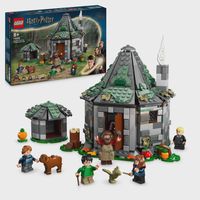 lego 76428 harry potter cabana de hagrid - una visita inesperada set de construccion de casa con 7