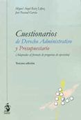 cuestionarios de derecho administrativo y presupuestario adaptados al